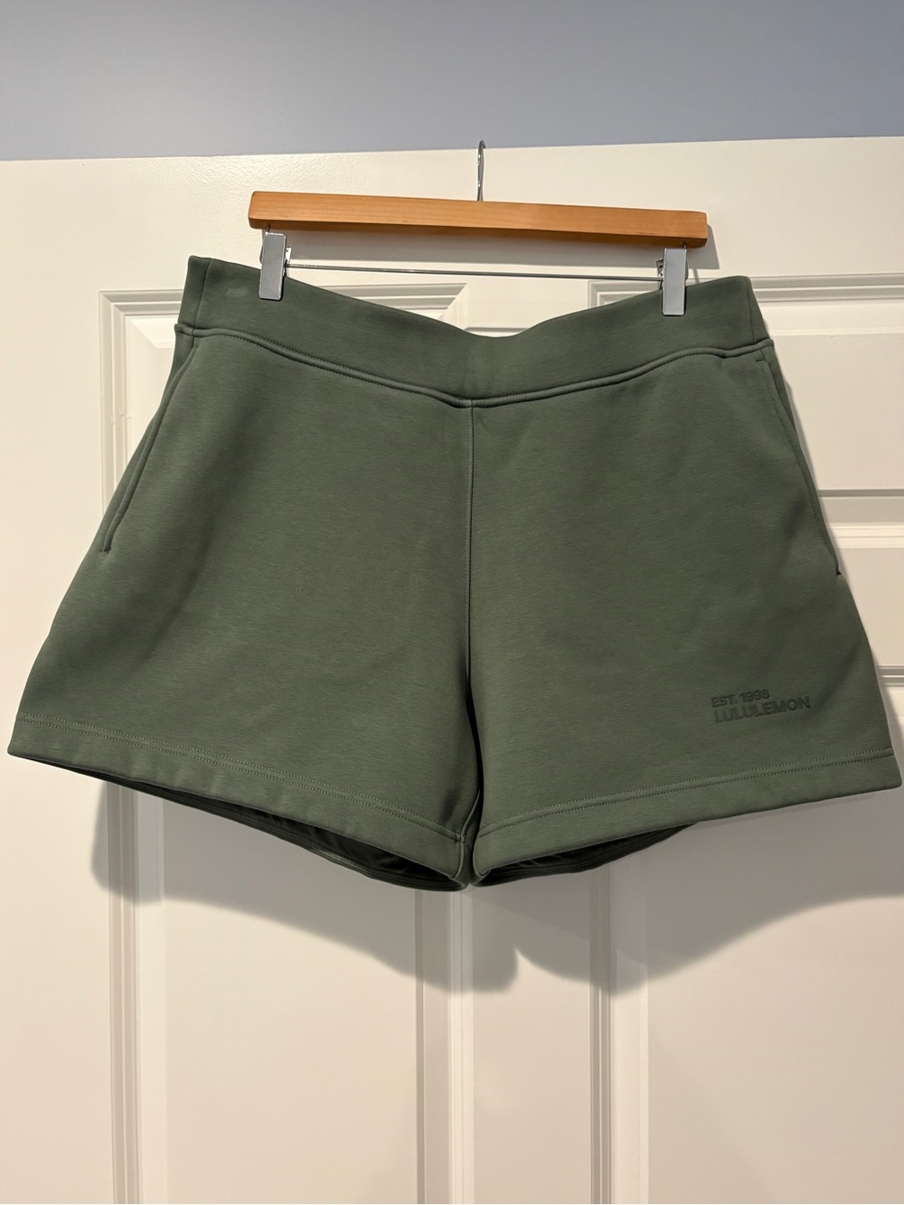Lululemon Green Scuba Shorts
